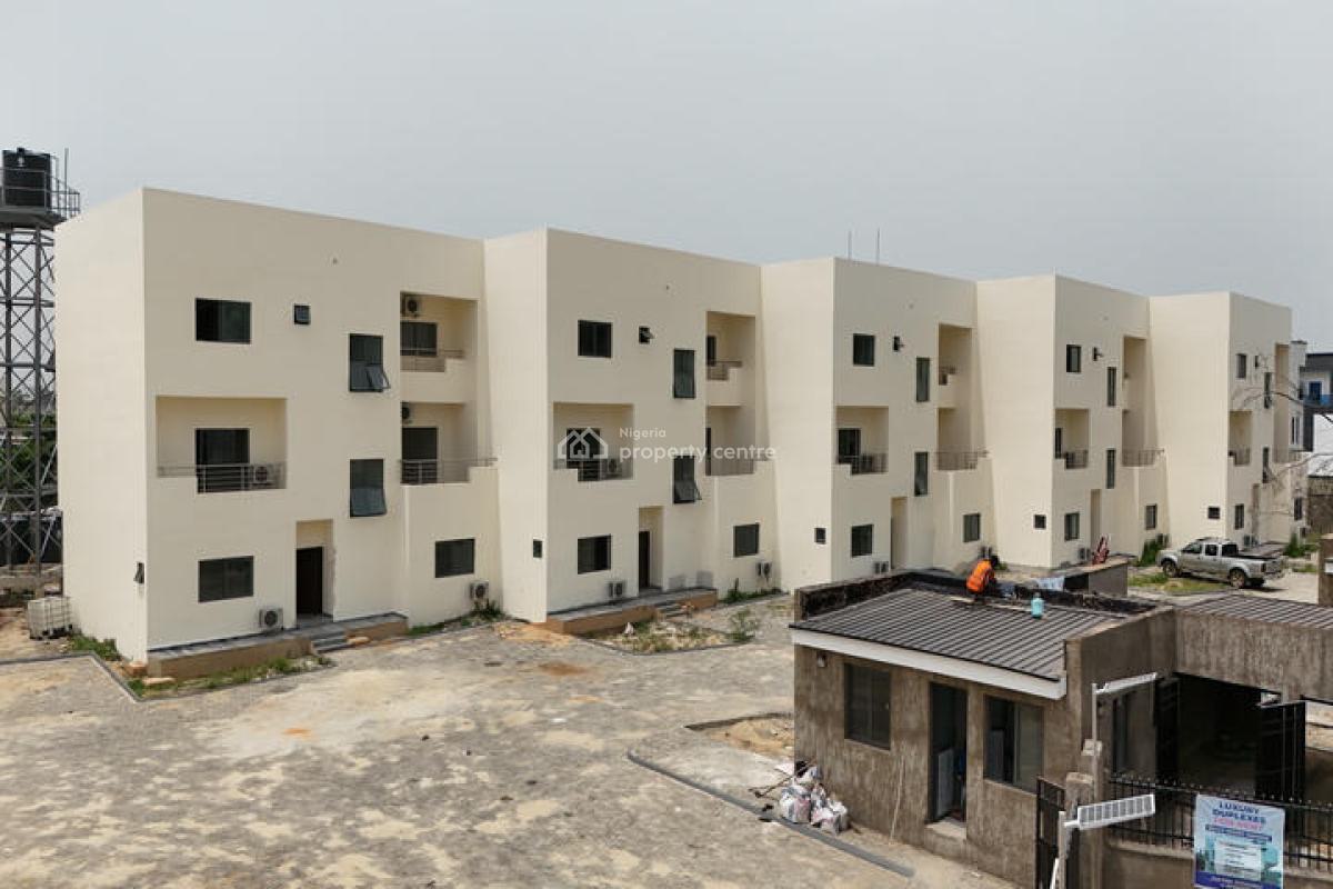 Luxury 4 Bedroom Terrace Duplex with a/cs Installed and Bq, Osapa, Lekki, Lagos, Terraced Duplex for Rent