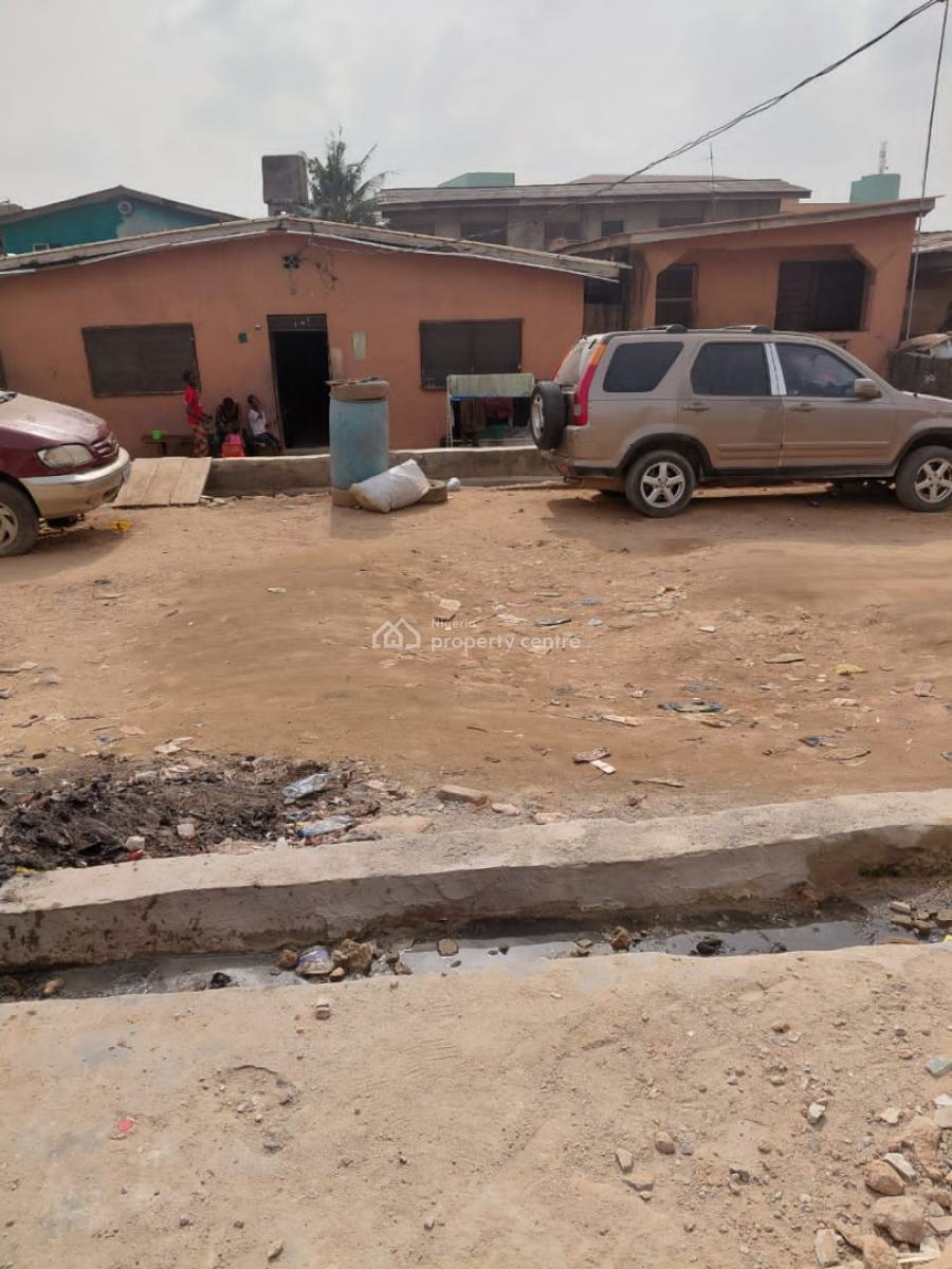 Bungalow Building on a Plot of Land, Mile 12, Kosofe, Lagos, Detached Bungalow for Sale