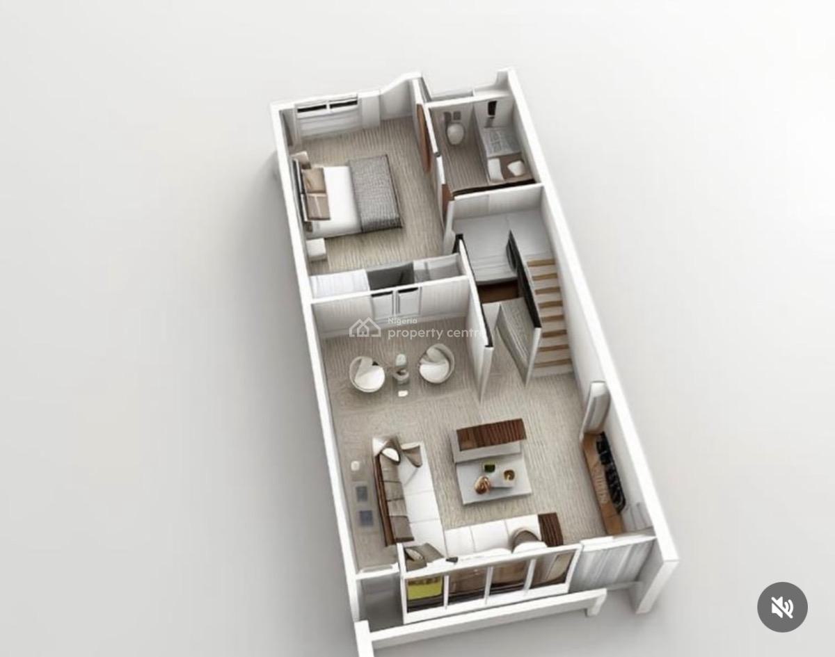 Lovely Built 4 Bedroom Townhouse in a Secured Call to Access Estate, Gbagada, Lagos, Terraced Duplex for Sale