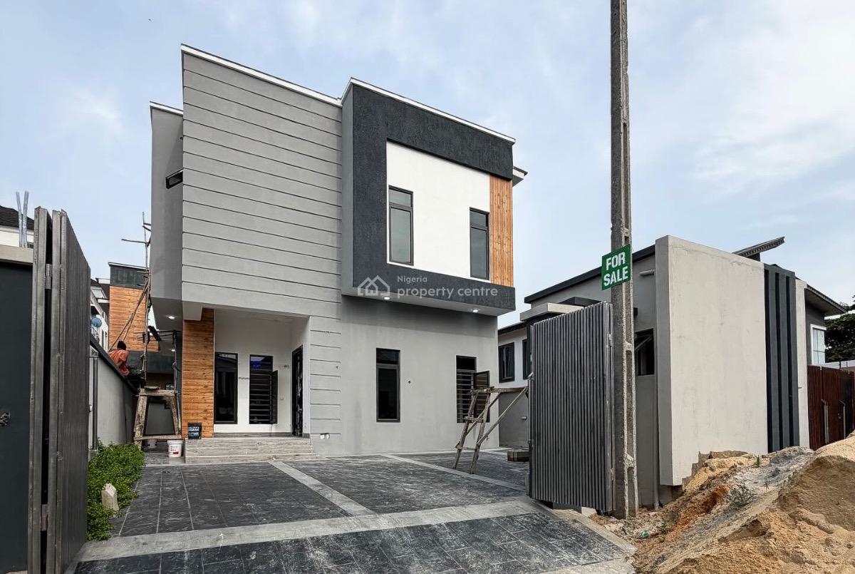 Lovely 4 Bedroom Detached Duplex with Bq, Chevron, Lekki, Lagos, Detached Duplex for Sale
