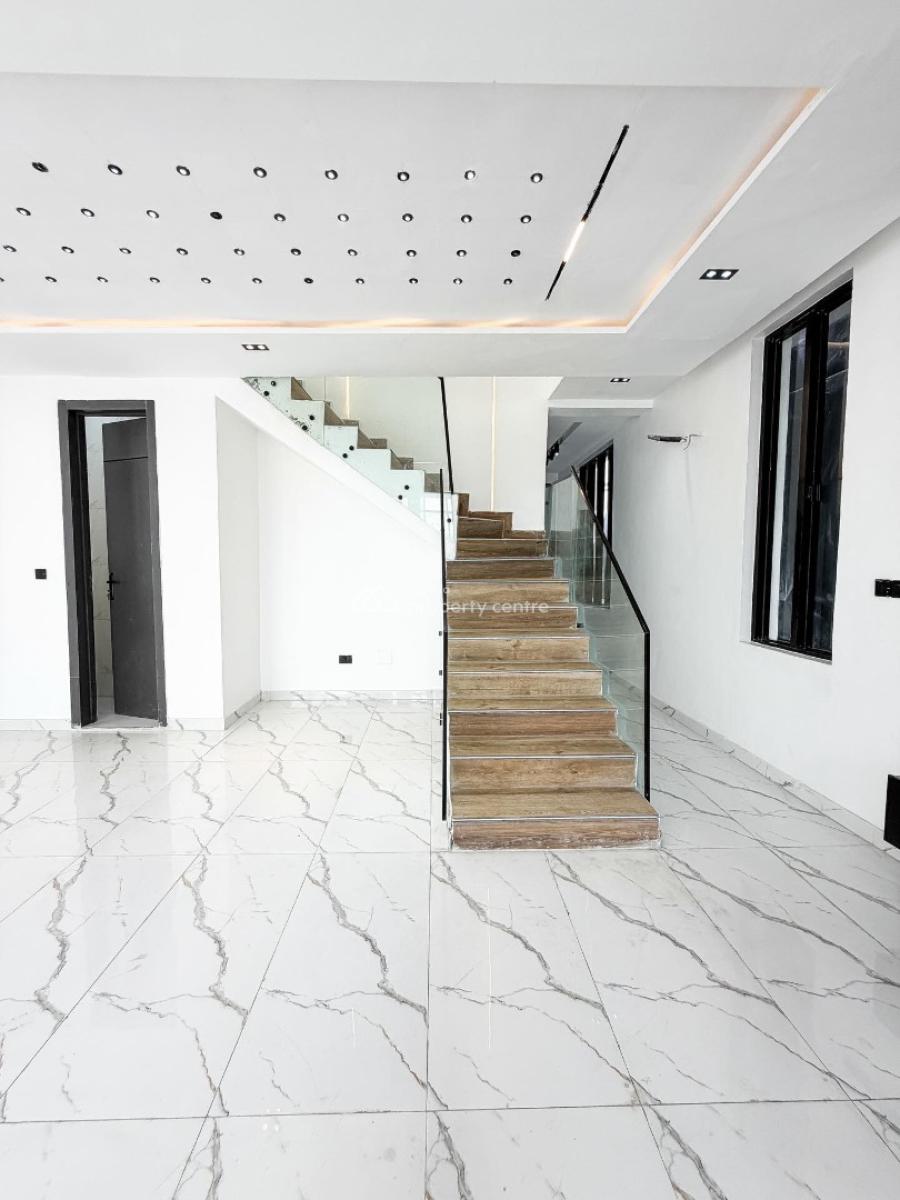 Contemporary 5 Bedroom Detached Duplex with Swimming Pool and Bq, Chevron, Lekki, Lagos, Detached Duplex for Sale