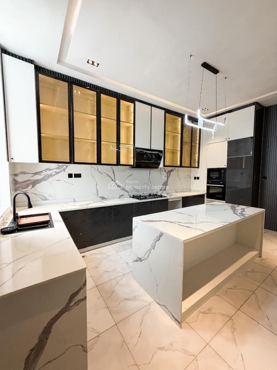 Contemporary 5 Bedroom Detached Duplex with Swimming Pool and Bq, Chevron, Lekki, Lagos, Detached Duplex for Sale