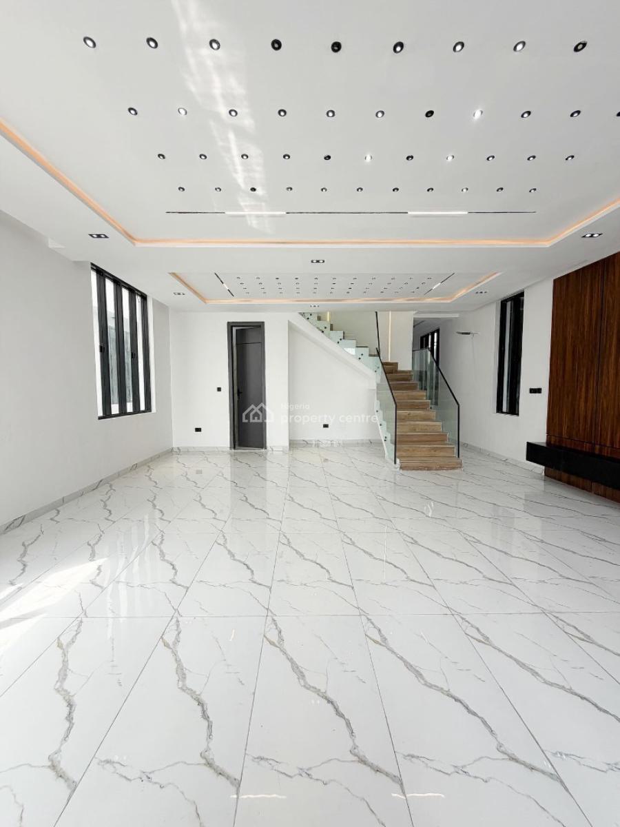 Contemporary 5 Bedroom Detached Duplex with Swimming Pool and Bq, Chevron, Lekki, Lagos, Detached Duplex for Sale