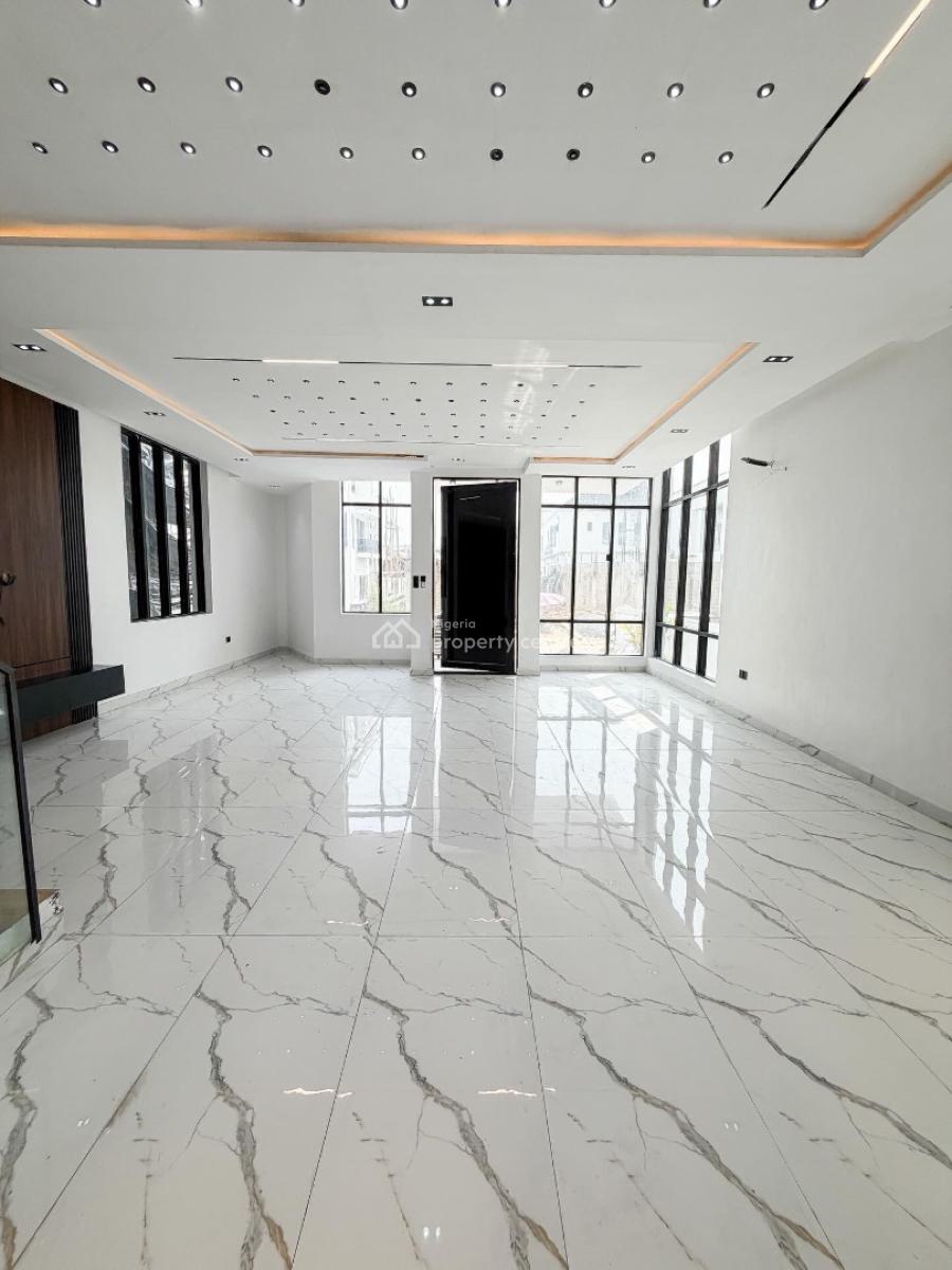 Contemporary 5 Bedroom Detached Duplex with Swimming Pool and Bq, Chevron, Lekki, Lagos, Detached Duplex for Sale
