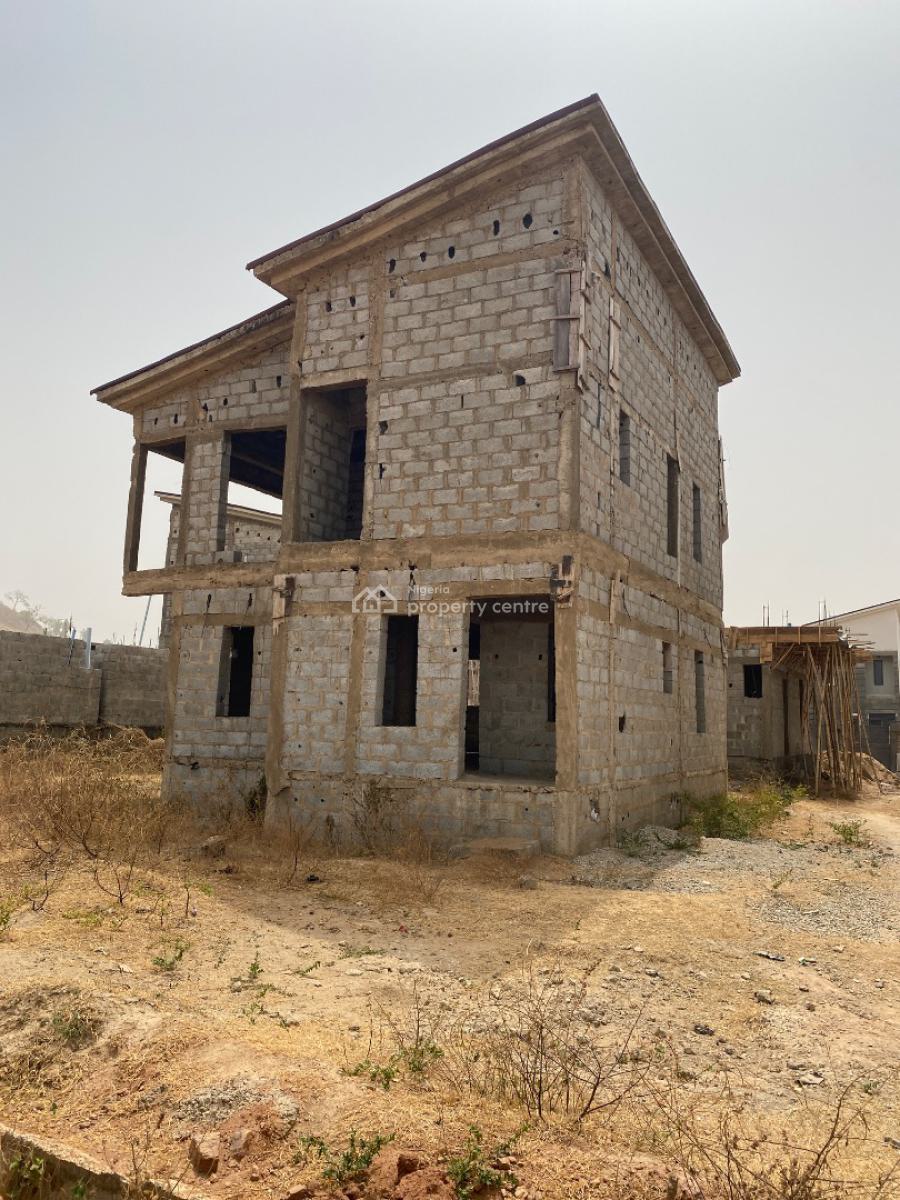 4 Bedroom Carcass, Shalom Estate, Lugbe District, Abuja, Detached Duplex for Sale