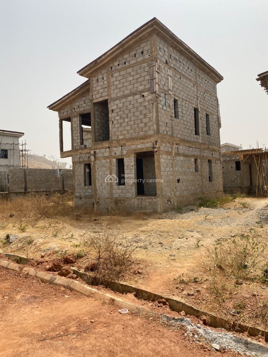 4 Bedroom Carcass, Shalom Estate, Lugbe District, Abuja, Detached Duplex for Sale