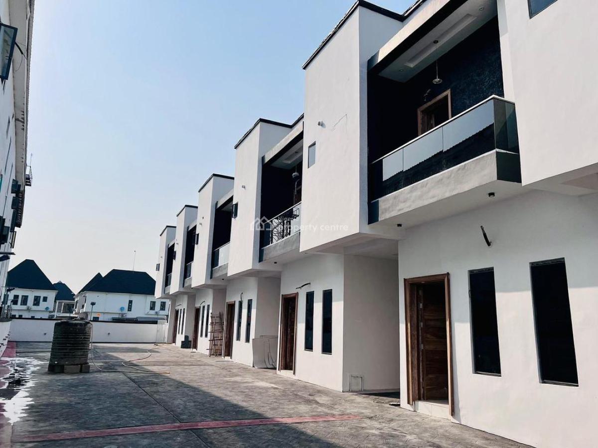 Brand New Two 2 Bedroom Duplex Available with Solar Inside a Secured, Lekki County, Ikota, Lekki, Lagos, Terraced Duplex for Rent