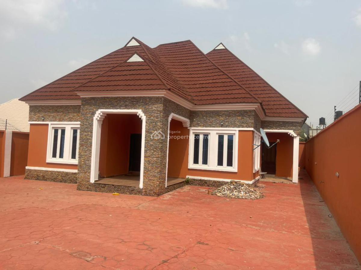 Modern 4 Bedroom with Security House, Elebu, Ibadan, Oluyole, Oyo, Detached Bungalow for Sale