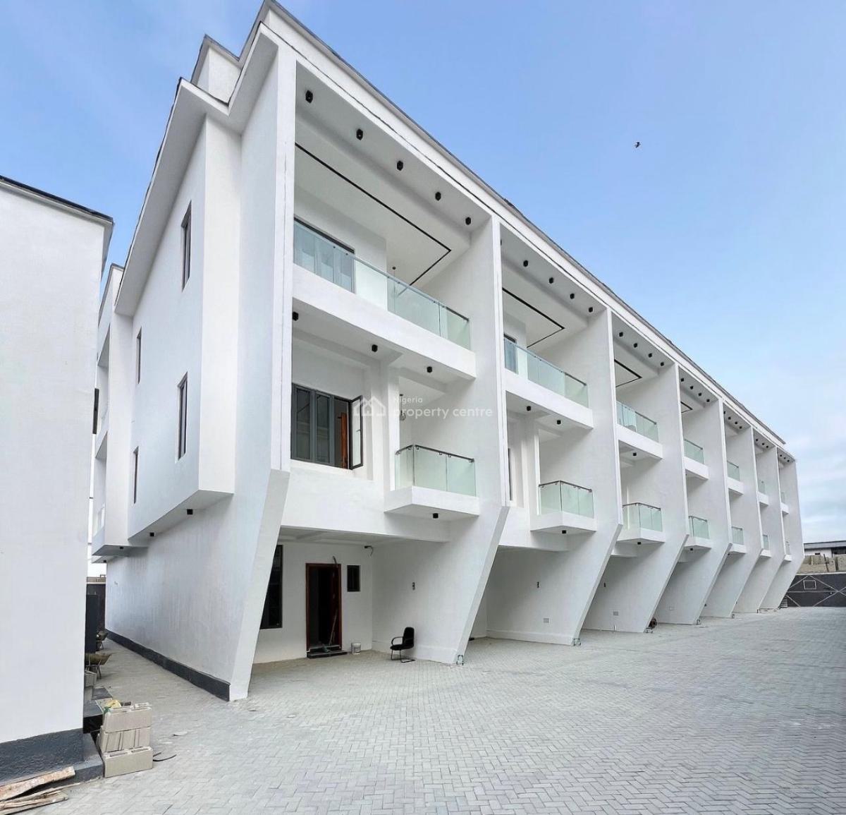 Fully Serviced 4 Bedrooms Terraced Duplex, Osapa, Lekki, Lagos, Terraced Duplex for Sale