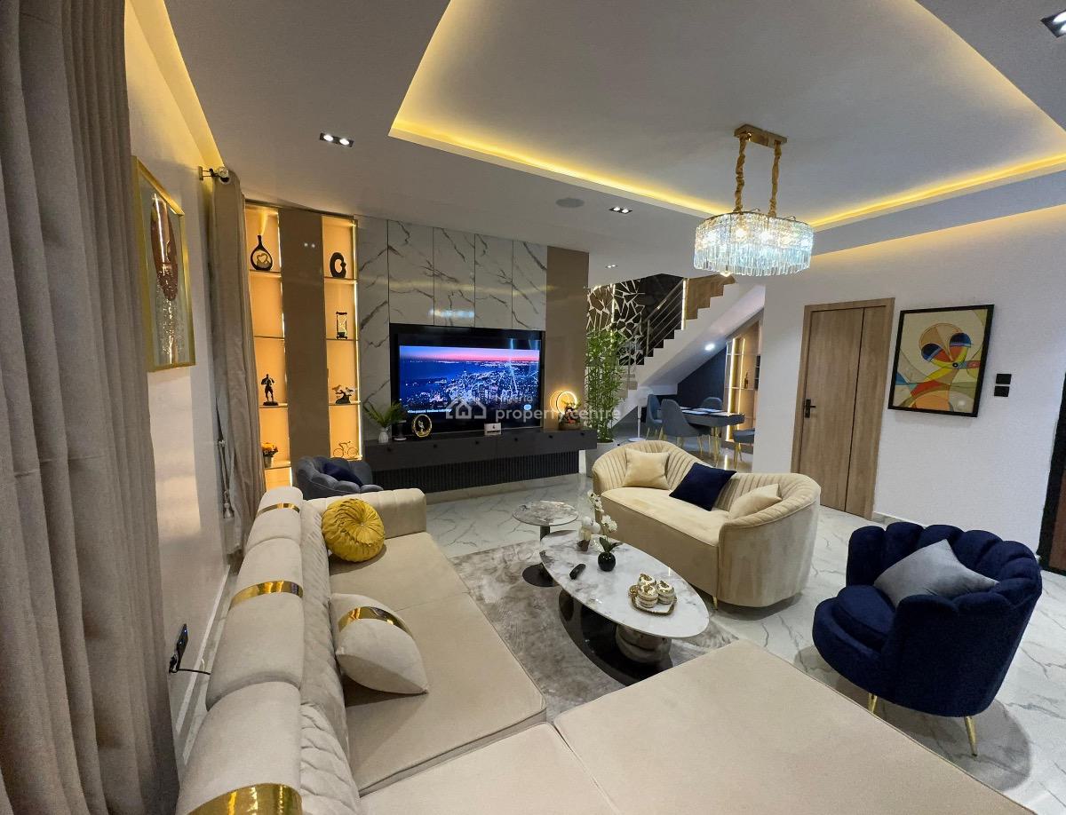 Brand New Luxury 3 Bedrooms Duplex with Office Space, Pool and Gym, Citadel View Estate 2.0, Ogombo, Ajah, Lagos, Semi-detached Duplex Short Let