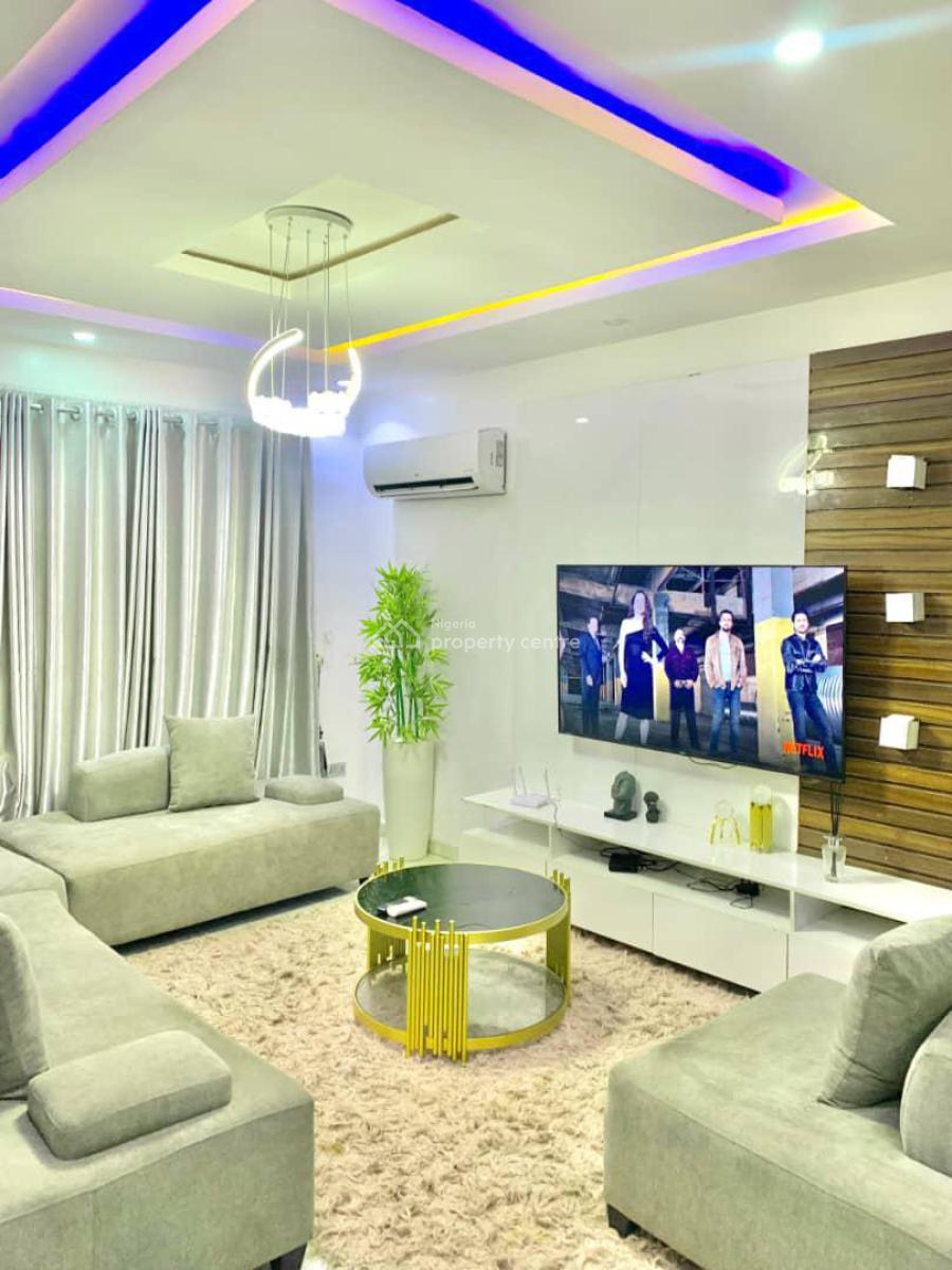 2 Bedroom Terrace Duplex with Swimming Pool, Snooker Board & Tennis Board, Ikate, Lekki, Lagos, Terraced Duplex for Rent