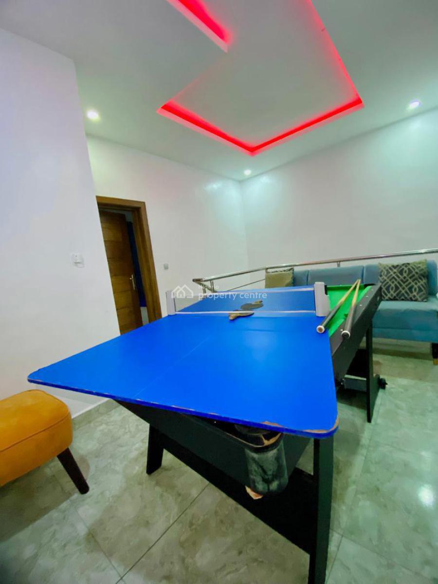 2 Bedroom Terrace Duplex with Swimming Pool, Snooker Board & Tennis Board, Ikate, Lekki, Lagos, Terraced Duplex for Rent