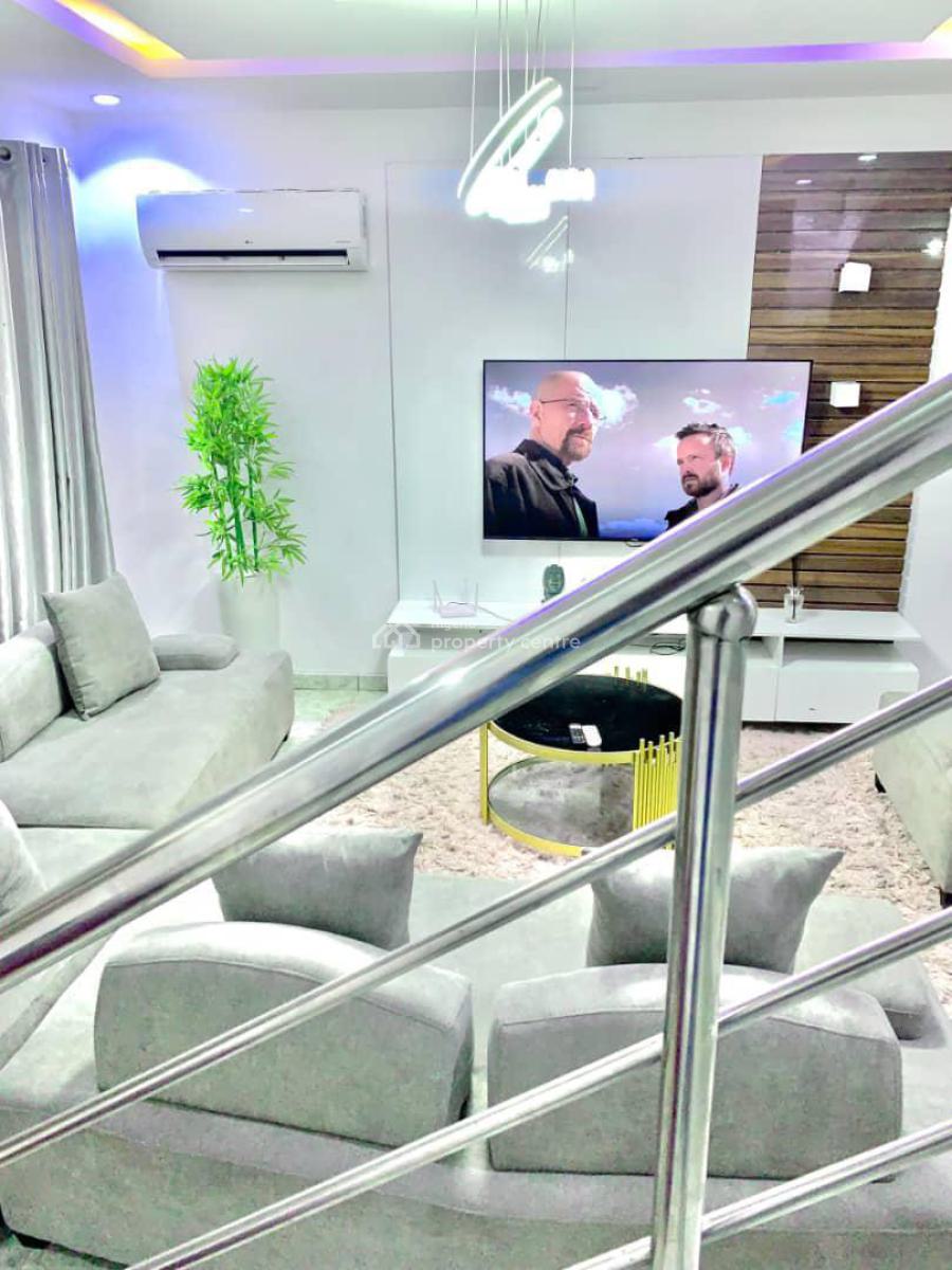 2 Bedroom Terrace Duplex with Swimming Pool, Snooker Board & Tennis Board, Ikate, Lekki, Lagos, Terraced Duplex for Rent