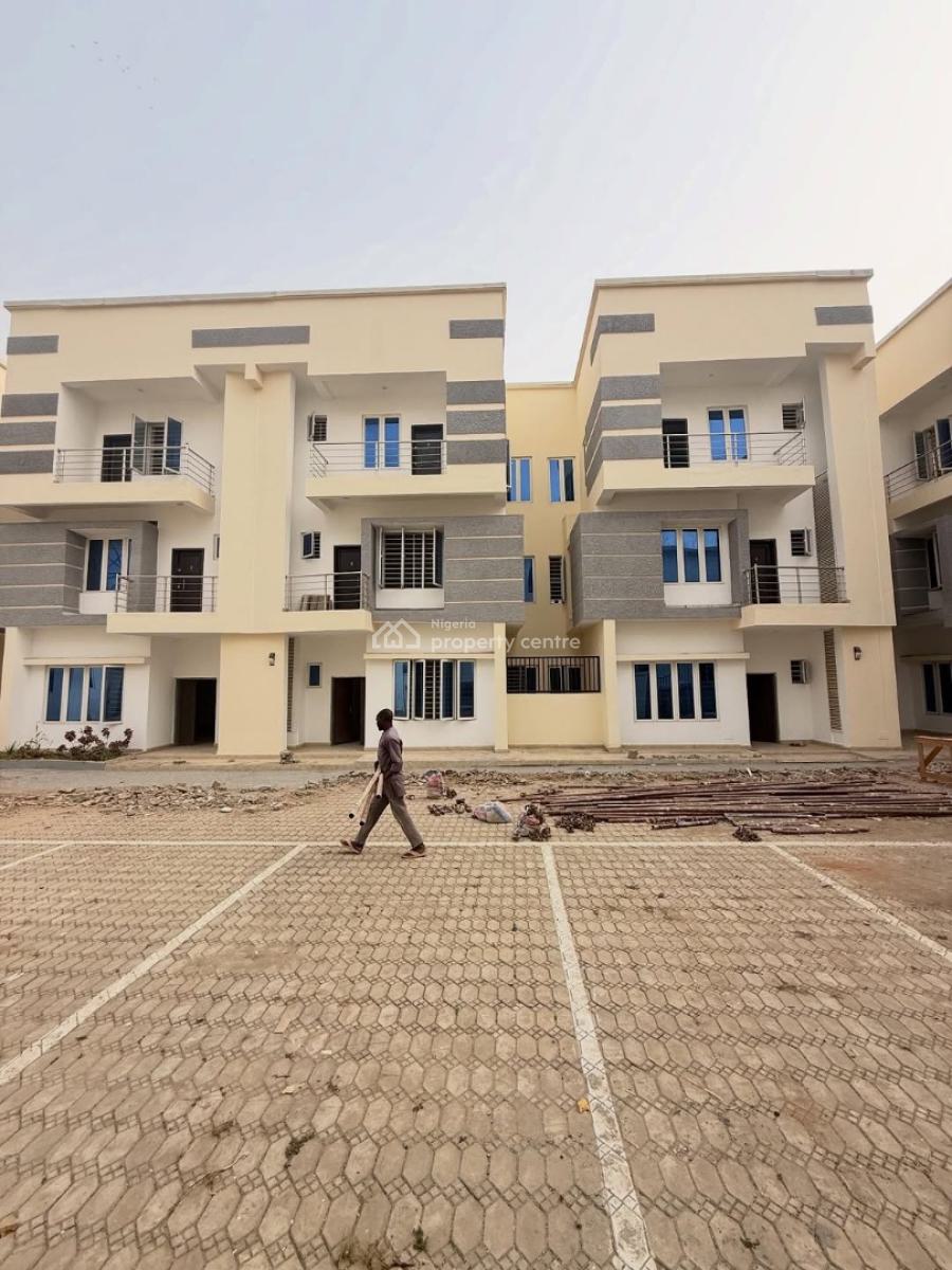 New 4 Bedroom Terrace Duplex with Bq, Guzape, Guzape District, Abuja, Terraced Duplex for Rent