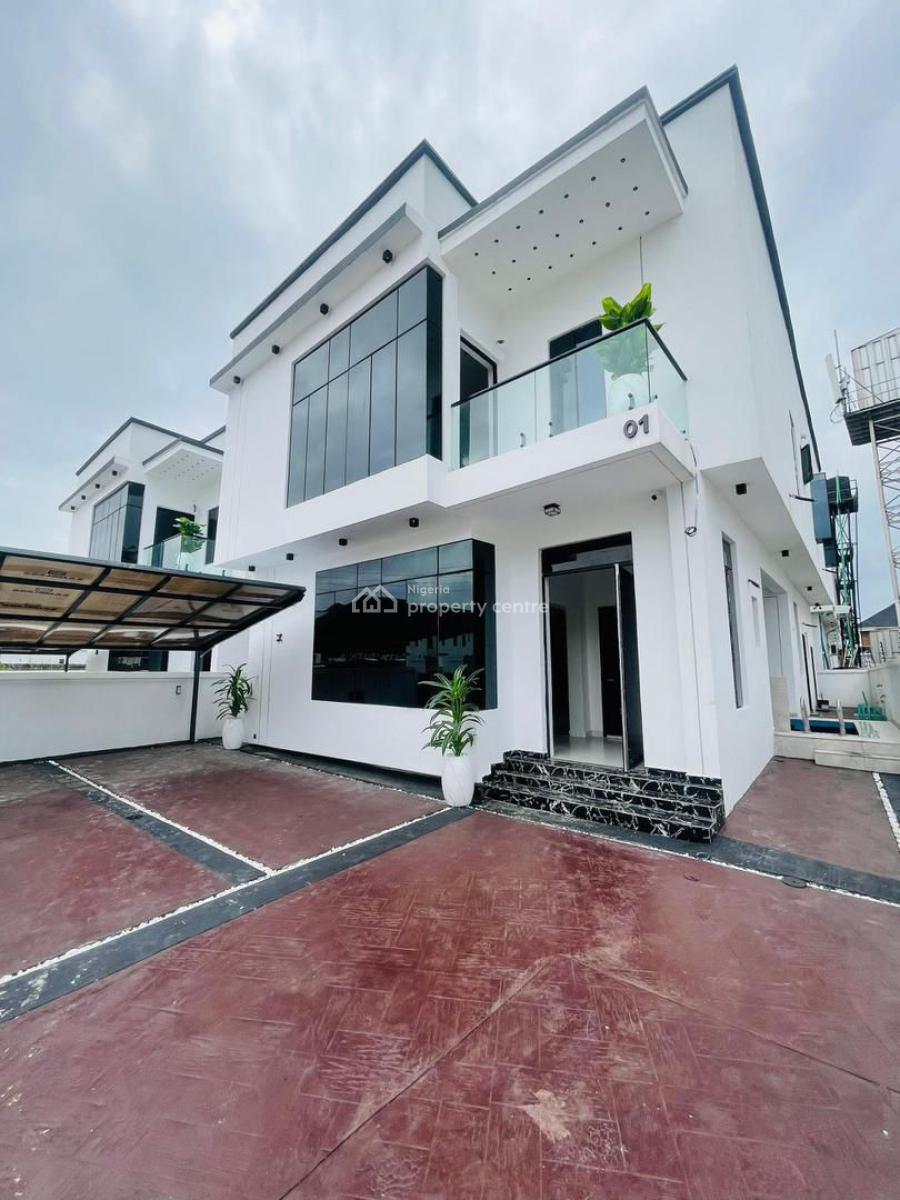 Lovely  5 Bedroom Fully Detached Duplex Plus Bq in a Secured Estate, Chevron Toll Gate, Orchid Road, Lekki, Lagos, Detached Duplex for Sale