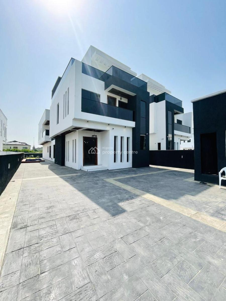 Impeccable 5 Bedroom Detached Duplex W/ Bq, Pool, Cinema, Open Terrace, Prominent Royal Gardens Estate, Ajah, Lagos, Detached Duplex for Sale