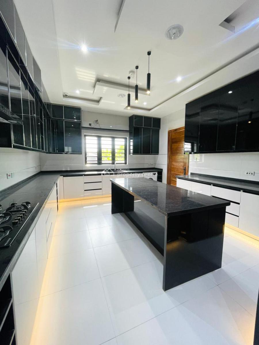 Impeccable 5 Bedroom Detached Duplex W/ Bq, Pool, Cinema, Open Terrace, Prominent Royal Gardens Estate, Ajah, Lagos, Detached Duplex for Sale