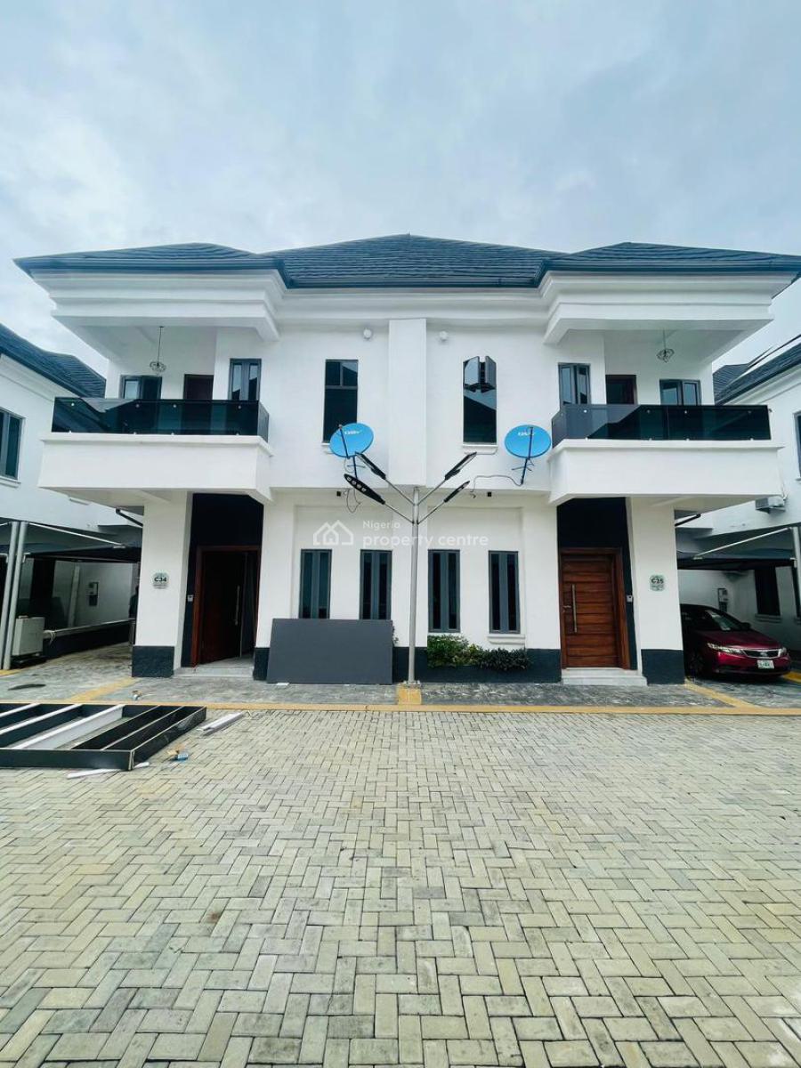 Luxuriously Built 4 Bedroom Semi Detached Duplex Plus Bq, Orchid Road, Lekki Phase 2, Lekki, Lagos, Semi-detached Duplex for Sale
