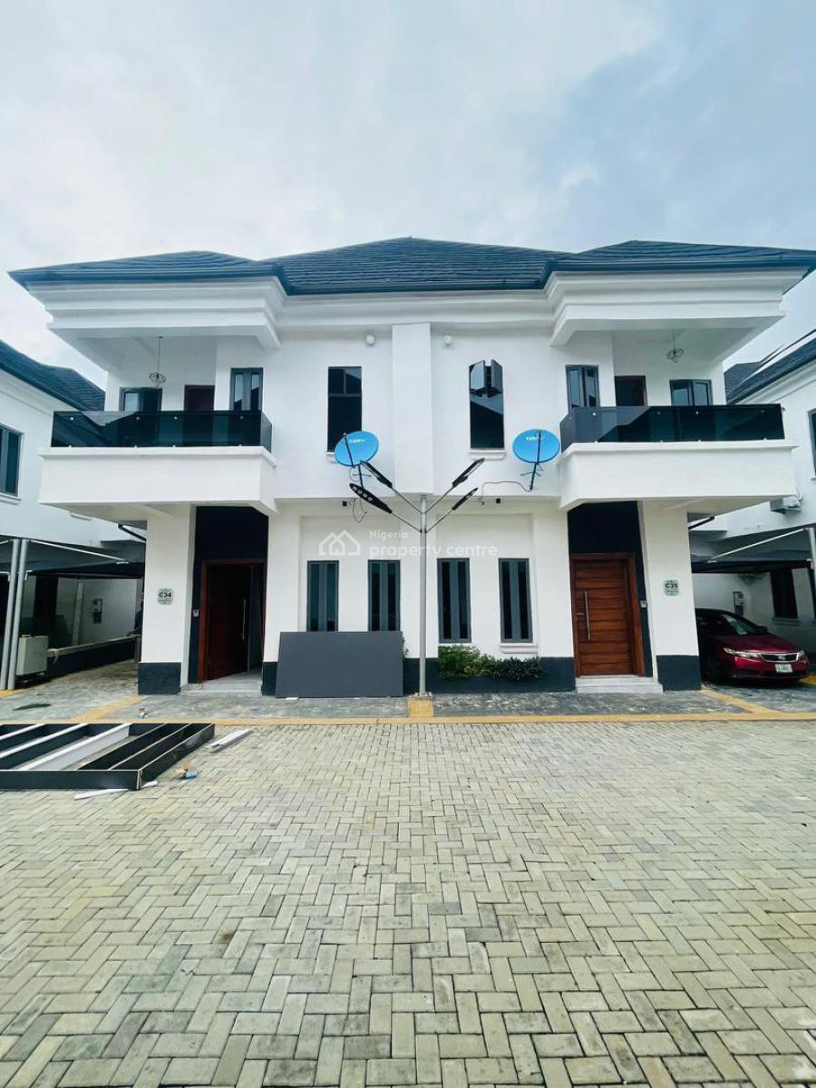 Luxuriously Built 4 Bedroom Semi Detached Duplex Plus Bq, Orchid Road, Lekki Phase 2, Lekki, Lagos, Semi-detached Duplex for Sale