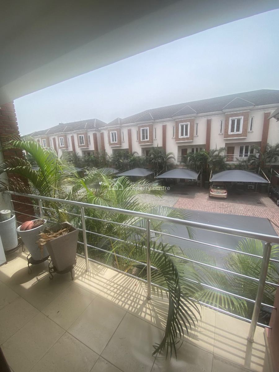 Luxury 4 Bedroom Terrace with Bq, Swimming Pool and Gym, Chevron, Lekki, Lagos, Terraced Duplex for Rent
