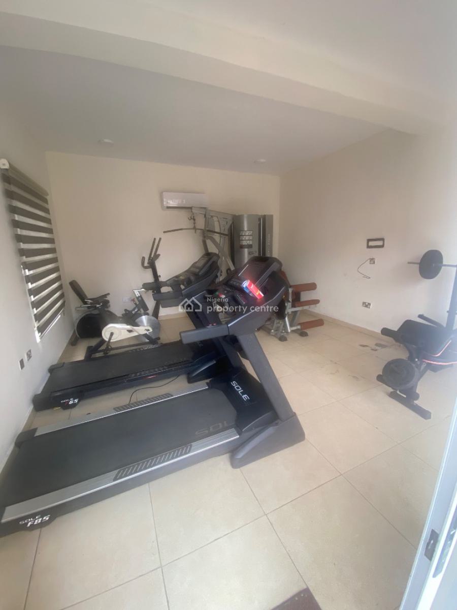 Luxury 4 Bedroom Terrace with Bq, Swimming Pool and Gym, Chevron, Lekki, Lagos, Terraced Duplex for Rent