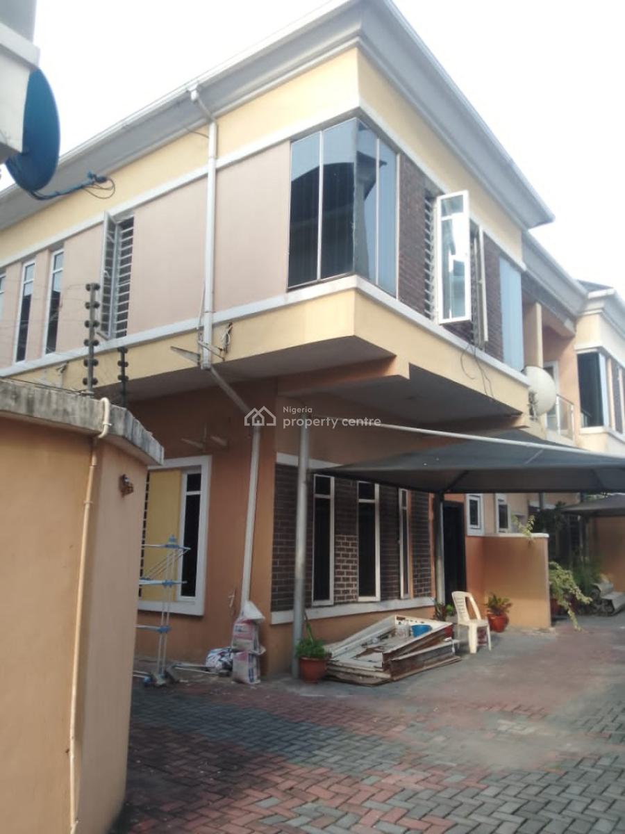 Spacious Three Bedroom Terrace Duplex, Chevy View Estate, Chevron Drive, Lekki Phase 2, Lekki, Lagos, Terraced Duplex for Rent