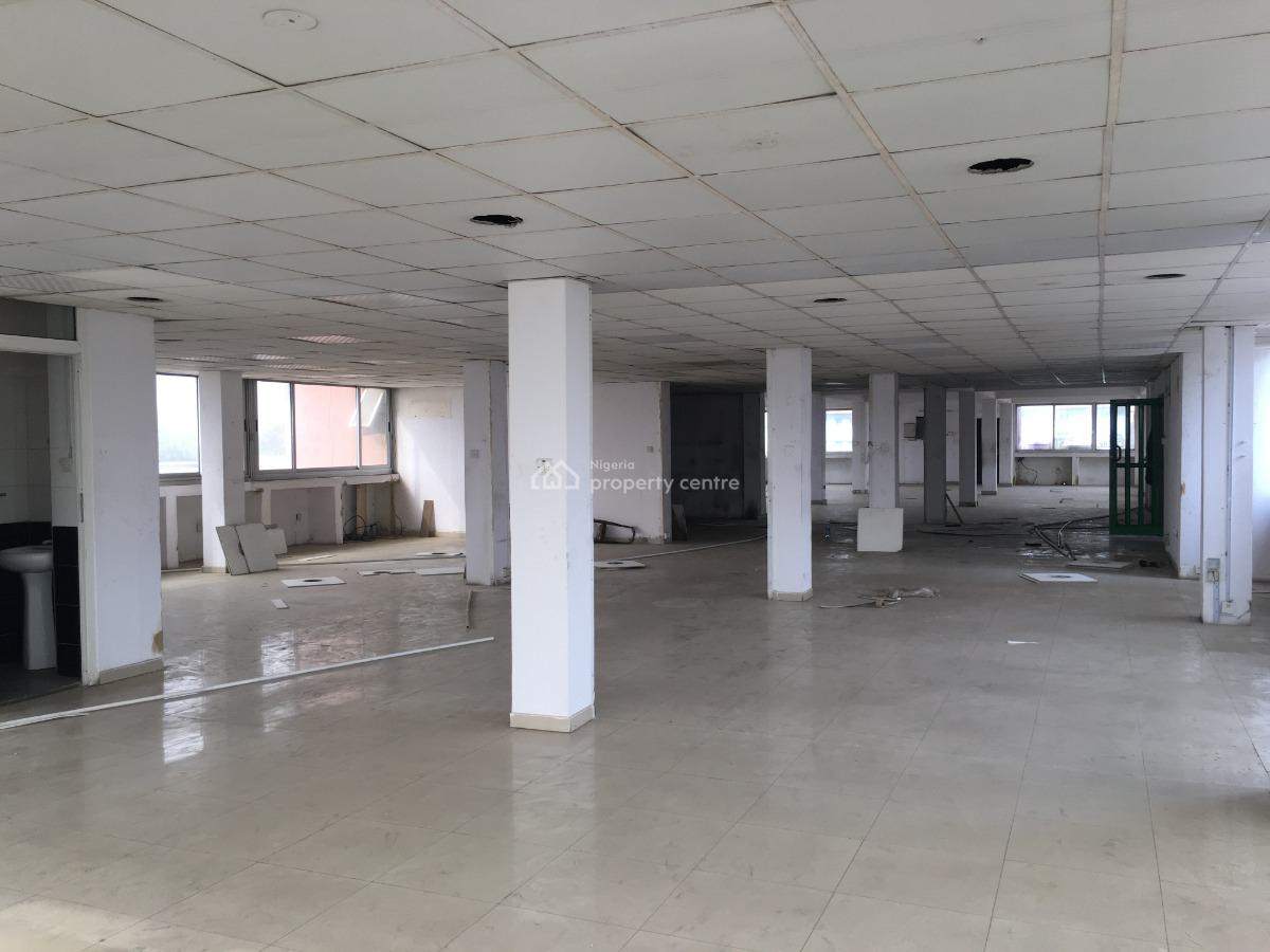 Serviced 500sqm Open Plan Office Space, Kudirat Abiola Way, Oregun, Ikeja, Lagos, Office Space for Rent