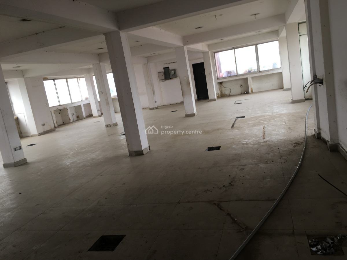 Serviced 500sqm Open Plan Office Space, Kudirat Abiola Way, Oregun, Ikeja, Lagos, Office Space for Rent