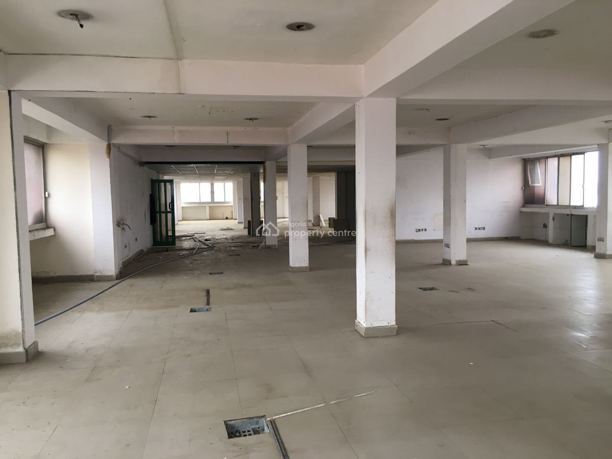 Serviced 500sqm Open Plan Office Space, Kudirat Abiola Way, Oregun, Ikeja, Lagos, Office Space for Rent