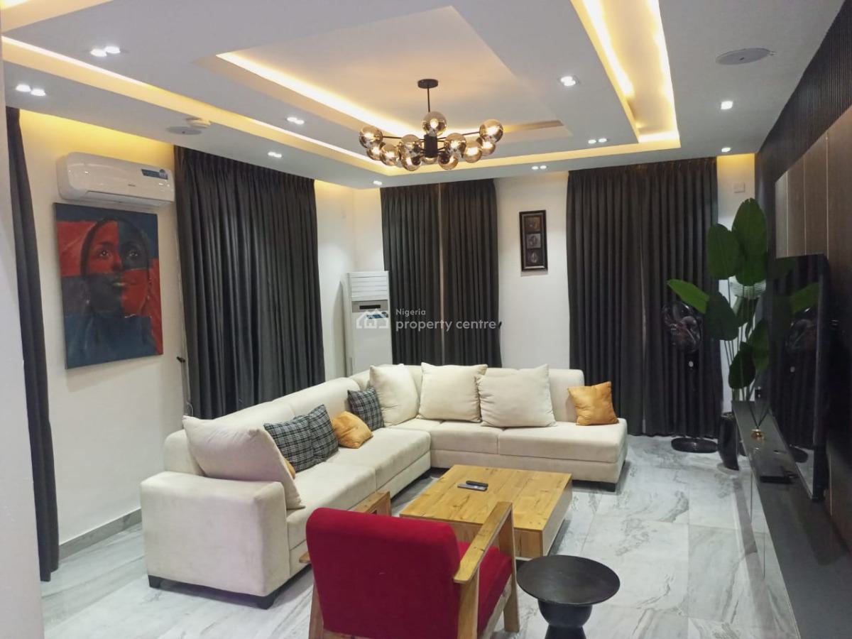 Executive Furnished 4 Bedrooms Detached Duplex + Extra Furnished B.q, Lekki, Lagos, Detached Duplex for Rent
