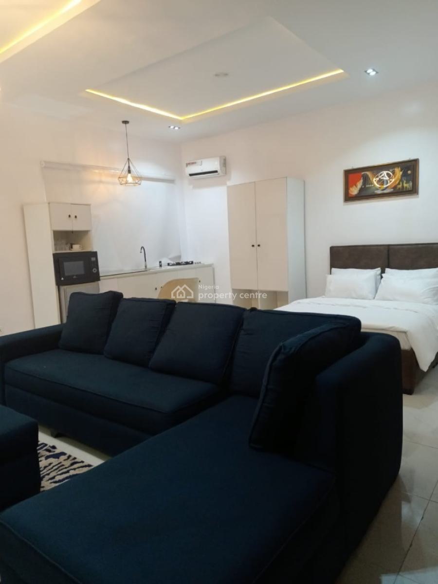 Fully Furnished & Serviced Miniflat, Off Admiralty Way, Lekki Phase 1, Lekki, Lagos, Mini Flat (room and Parlour) for Rent
