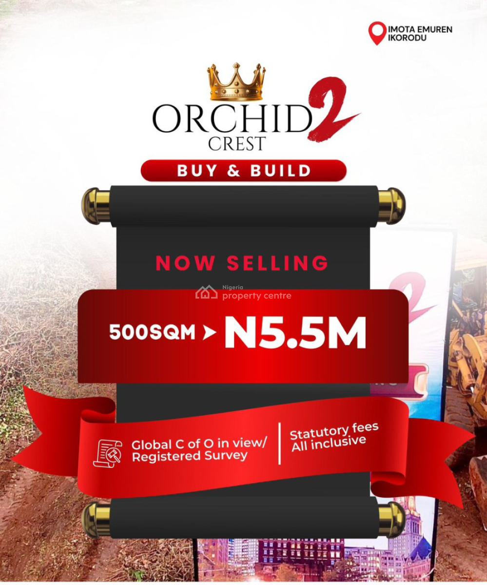 a Verified Buy and Build Dry Land in a High Demand Location, Imota, Few Minutes Away From The Popular Imota Junction, Ikorodu, Lagos, Mixed-use Land for Sale