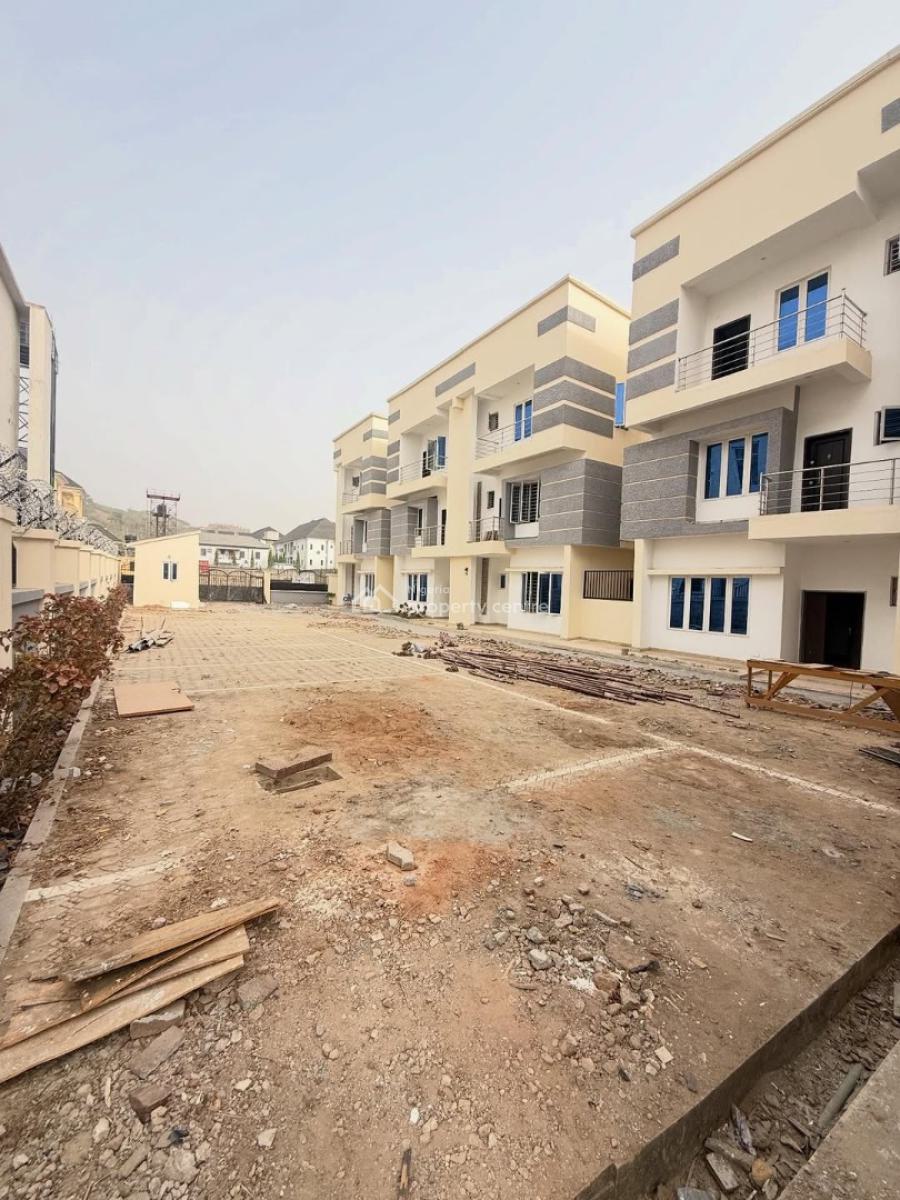 New 4 Bedroom Terrace Duplex+ Bq, Guzape Main, Guzape District, Abuja, Terraced Duplex for Rent
