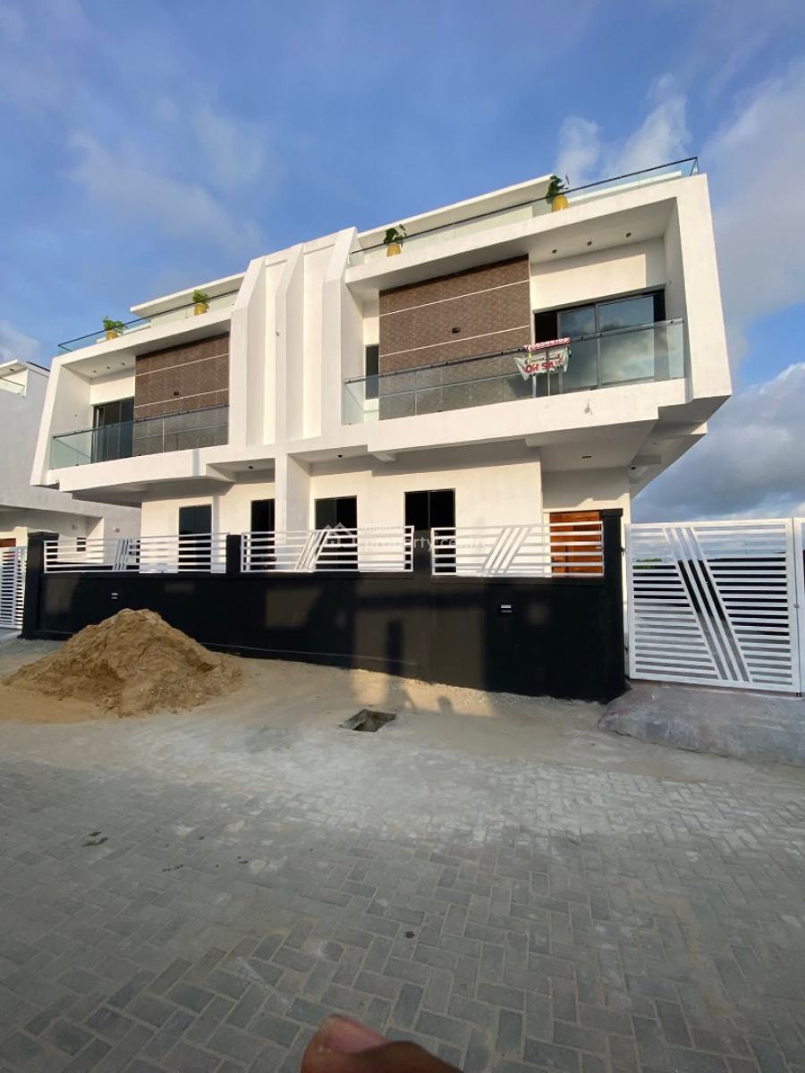 4 Bedroom Semi Detached House with Bq, Ajah, Lagos, Semi-detached Duplex for Sale