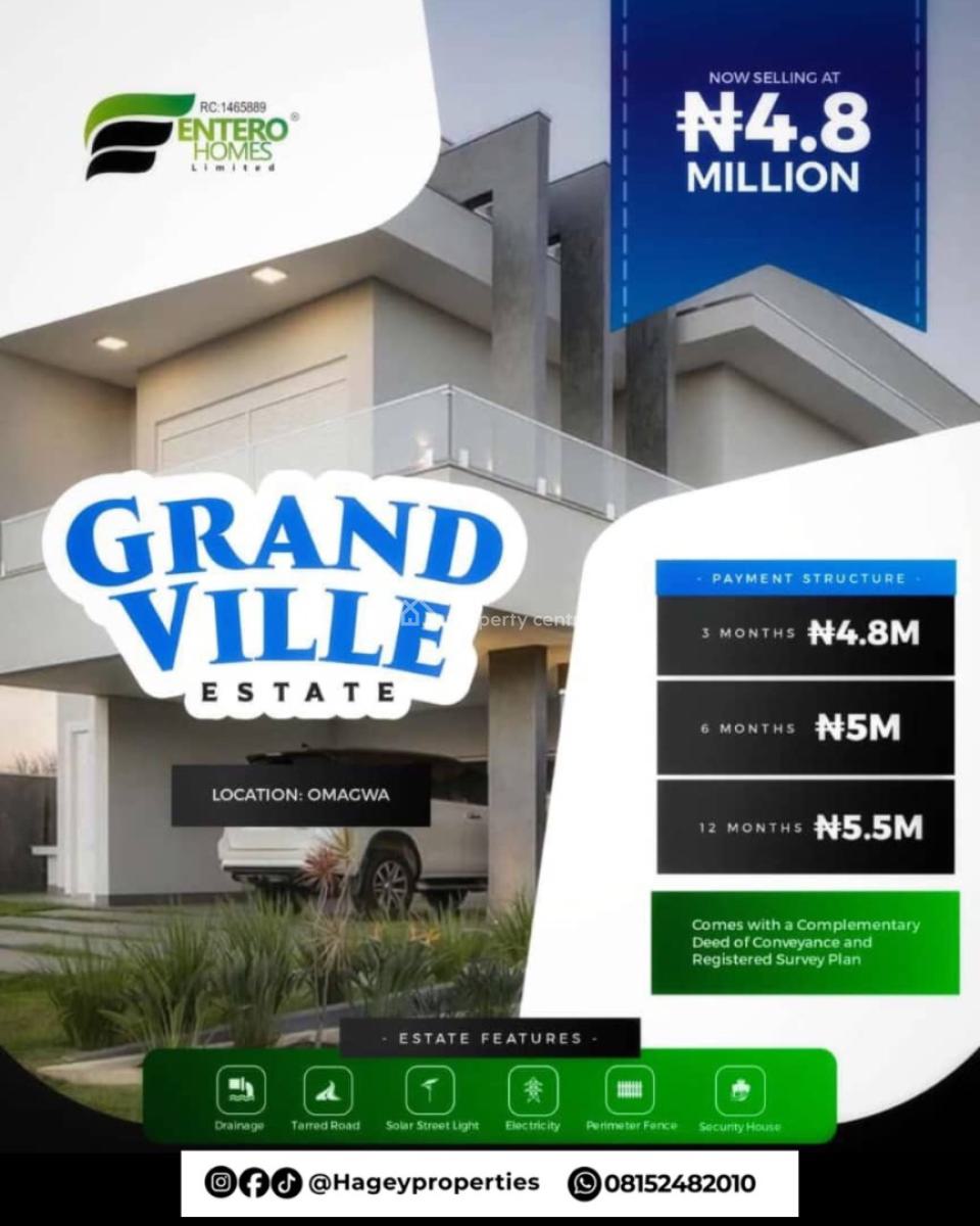 Grand Ville Omagwa, Omagwa, Omagwa, Port Harcourt, Rivers, Residential Land for Sale