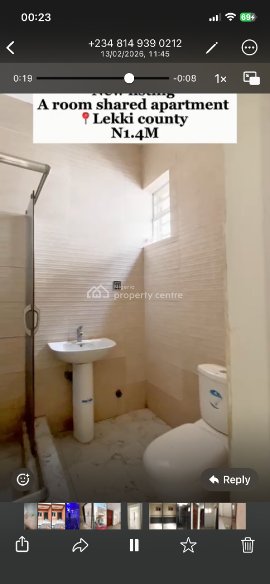 a Very Spacious Luxurious Room, Ikota Villa Estate, Ikota, Lekki, Lagos, Self Contain (single Rooms) for Rent