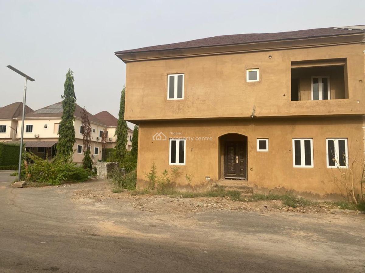 4 Bedroom Semi-detached Duplex (carcass) with Bq, Chessville Corte Estate, Life Camp, Abuja, Semi-detached Duplex for Sale