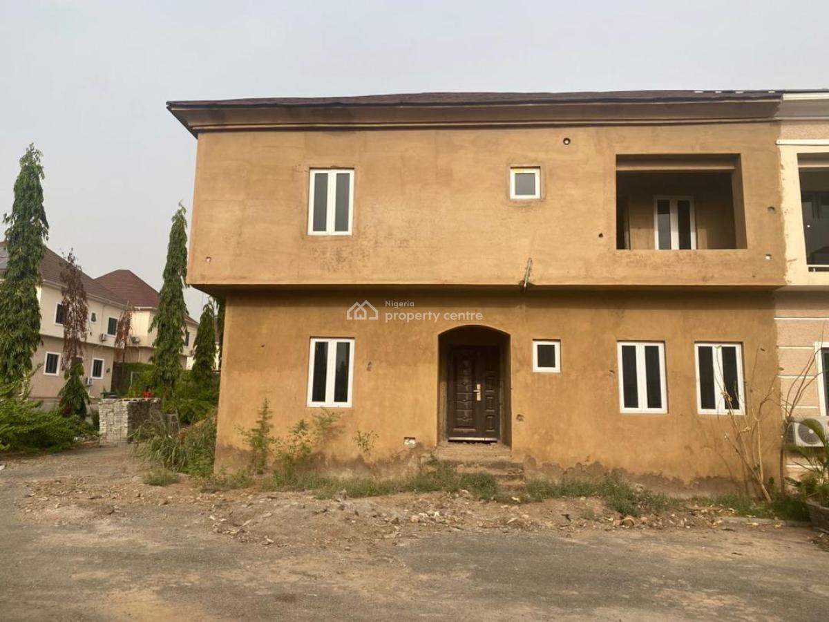 4 Bedroom Semi-detached Duplex (carcass) with Bq, Chessville Corte Estate, Life Camp, Abuja, Semi-detached Duplex for Sale