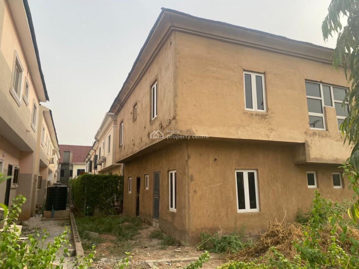 4 Bedroom Semi-detached Duplex (carcass) with Bq, Chessville Corte Estate, Life Camp, Abuja, Semi-detached Duplex for Sale