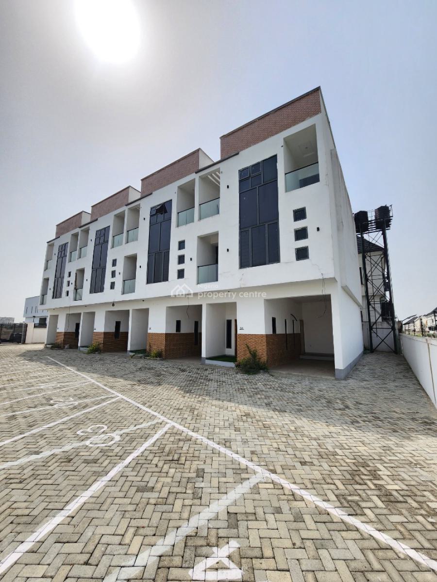 Lovely 4 Bedroom Terrace Duplex with Bq in a Secured Estate, Chevron, Lekki, Lagos, Terraced Duplex for Sale