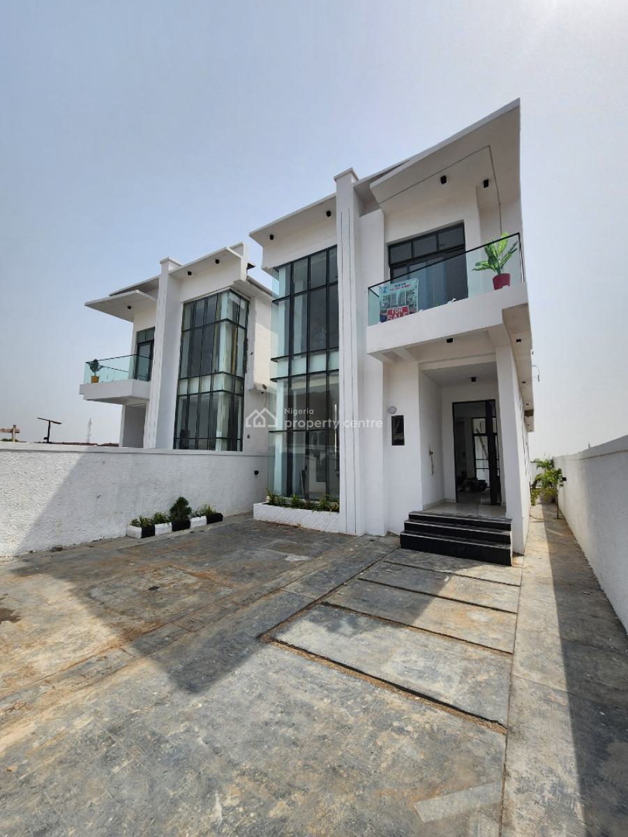 Luxury 5 Bedroom Detached Duplex with Bq & Pool, Chevron, Lekki, Lagos, Detached Duplex for Sale