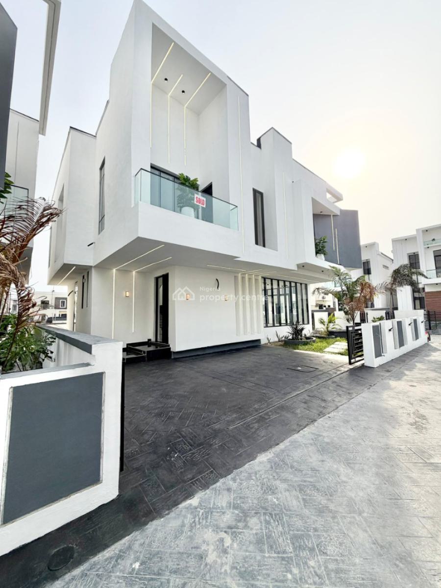 5 Bedroom Fully Detached Duplex  with Swimming Pool and Bq Gym, Chevron, Lekki, Lagos, Detached Duplex for Sale