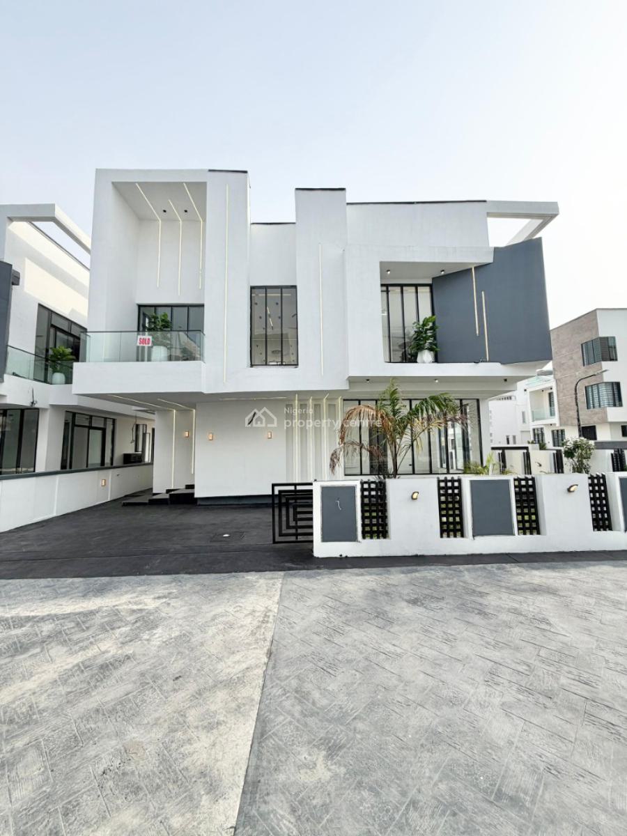 5 Bedroom Fully Detached Duplex  with Swimming Pool and Bq Gym, Chevron, Lekki, Lagos, Detached Duplex for Sale