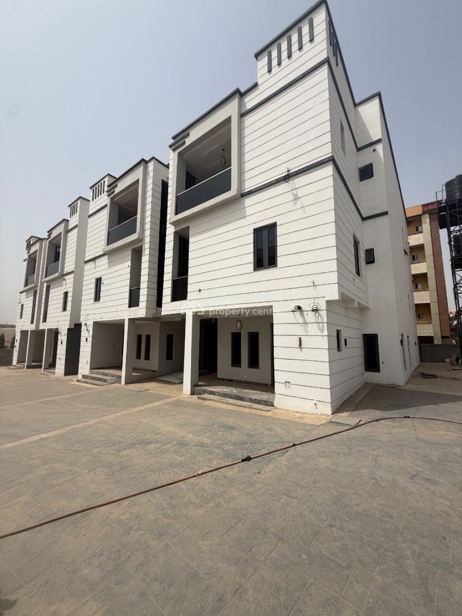 Brand New 5-bedroom Terrace Duplex with a Bq, 2 Living Rooms and a Kit, Wuye, Abuja, Terraced Duplex for Sale