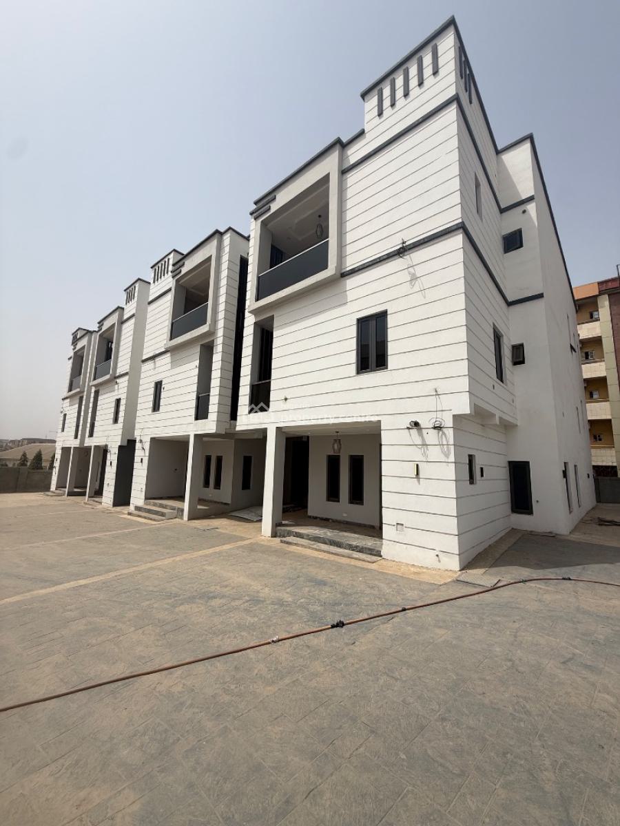 Brand New 5-bedroom Terrace Duplex with a Bq, 2 Living Rooms and a Kit, Wuye, Abuja, Terraced Duplex for Sale