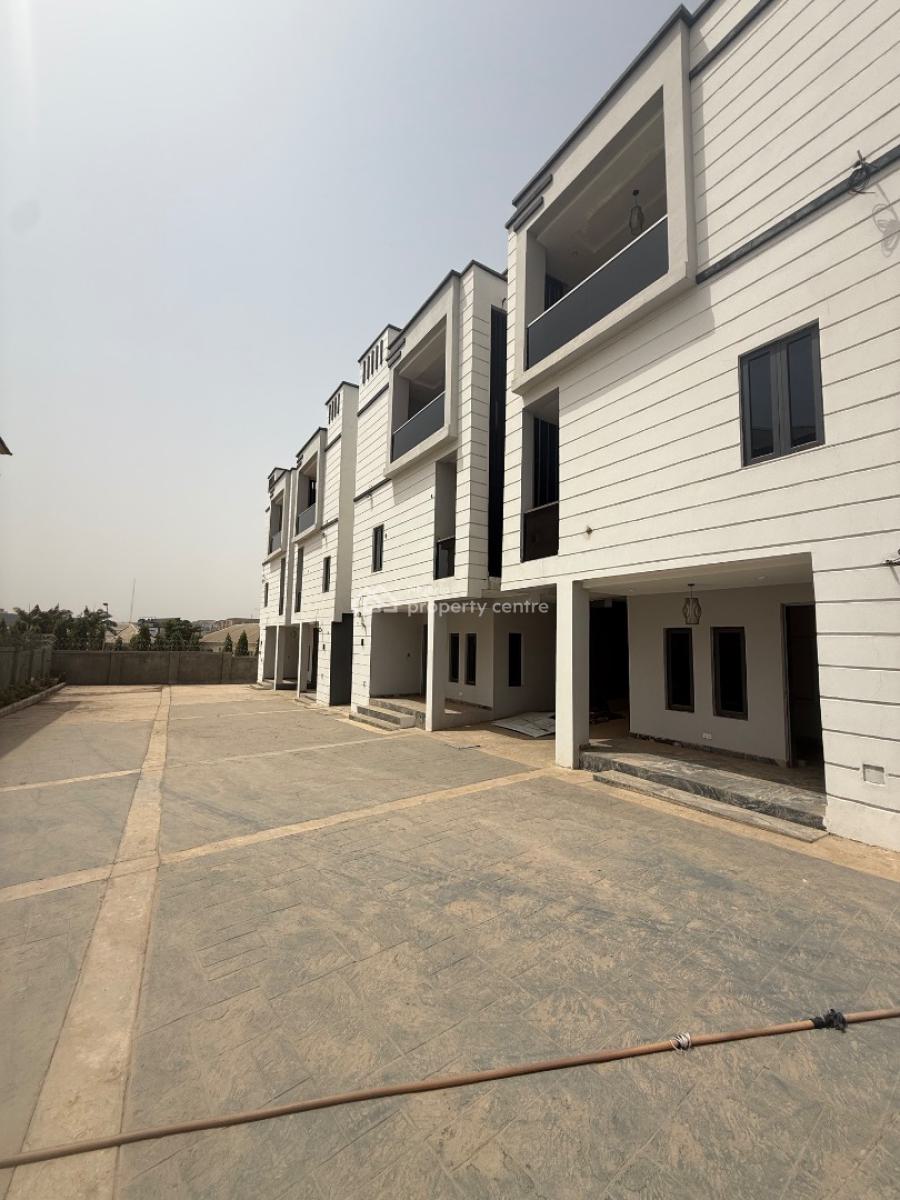 Brand New 5-bedroom Terrace Duplex with a Bq, 2 Living Rooms and a Kit, Wuye, Abuja, Terraced Duplex for Sale