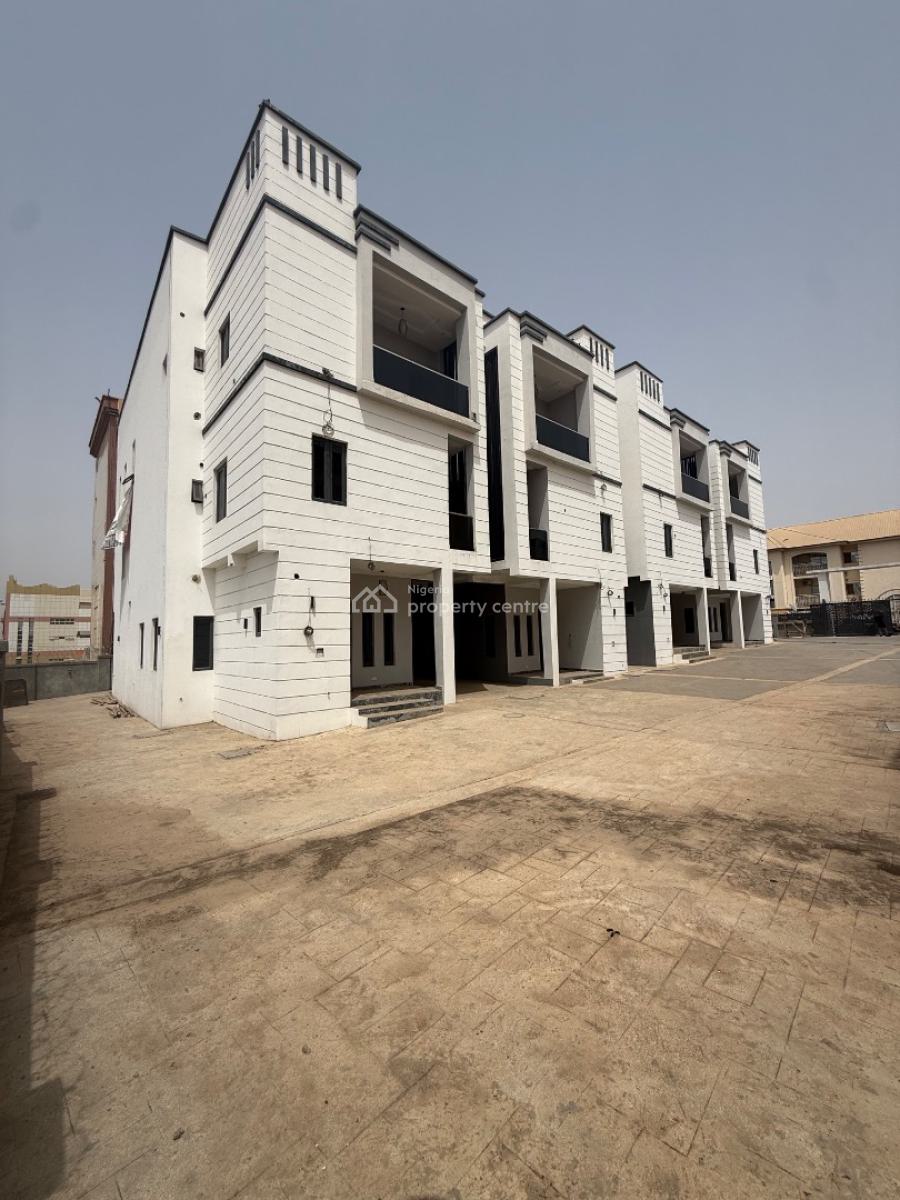 Brand New 5-bedroom Terrace Duplex with a Bq, 2 Living Rooms and a Kitchen, Wuye, Abuja, Terraced Duplex for Rent