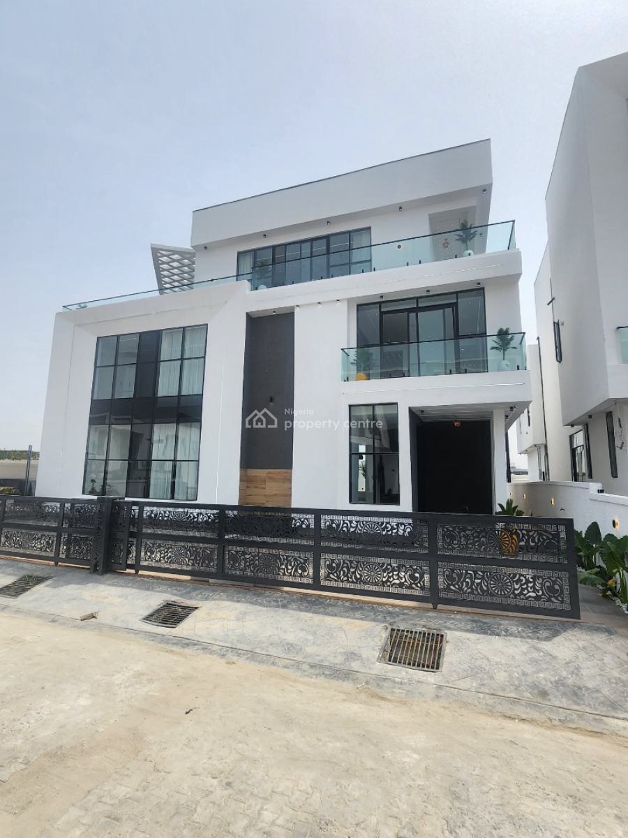 Contemporary 5 Bedroom Detached Duplex W/ Bq, Pool. Cinema, Open Terra, Chevron, Lekki, Lagos, Detached Duplex for Sale