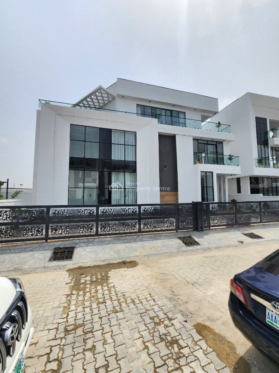 Contemporary 5 Bedroom Detached Duplex W/ Bq, Pool. Cinema, Open Terra, Chevron, Lekki, Lagos, Detached Duplex for Sale