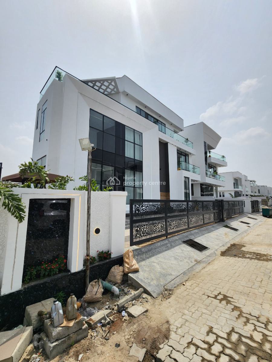 Contemporary 5 Bedroom Detached Duplex W/ Bq, Pool. Cinema, Open Terra, Chevron, Lekki, Lagos, Detached Duplex for Sale